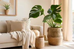 Monstera in home decor